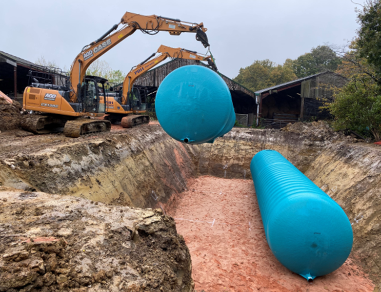 Rainwater Harvesting on a Sussex Farm