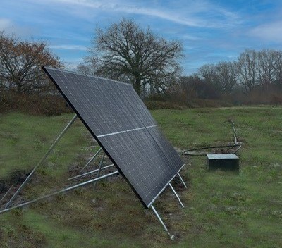 Solar Powered Water Borehole on the South Downs